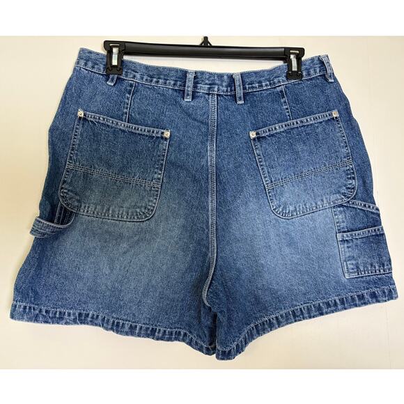 Carolina Blues by Carolina Colours Vintage 90s High Waisted Denim Shorts 18 - Picture 3 of 3